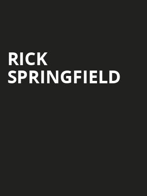 Rick Springfield, Premier Theater, Ledyard
